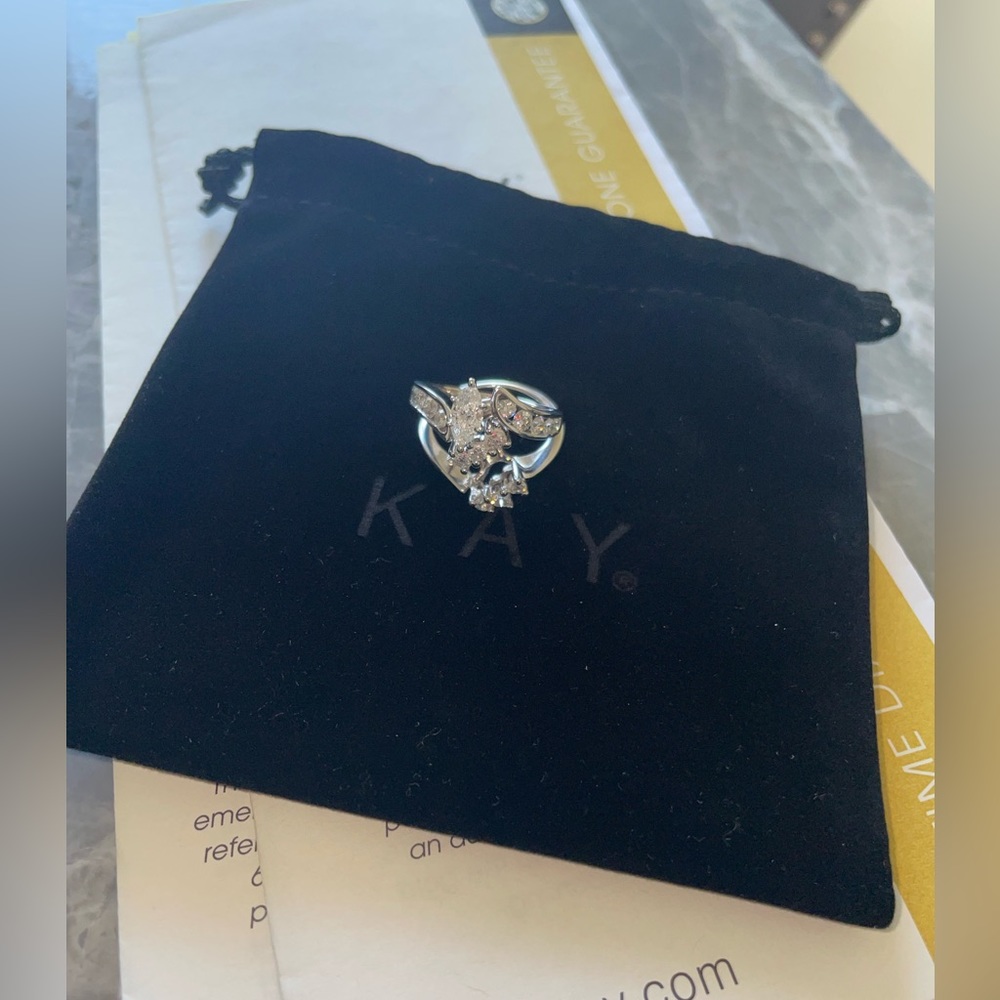 Kay Jewelers White Diamond Wedding Band Set